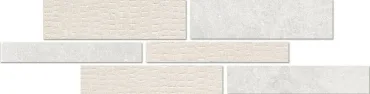 Мозаика Vallelunga Creo Bianco Bi-Mosaic 6000160 16x60 матовая