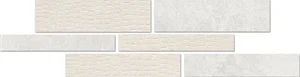 Мозаика Vallelunga Creo Bianco Bi-Mosaic 6000160 16x60 матовая
