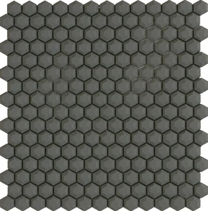 Мозаика Vallelunga Cube Black Hex 3900041 28,5x30,5 матовая