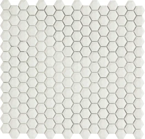 Мозаика Vallelunga Cube White Hex 3900039 28,5x30,5 матовая