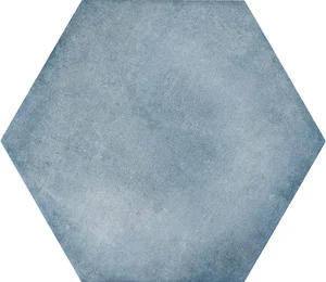 Керамогранит Vallelunga Hextie Blue ET00100 34,5x40 матовый