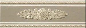 Бордюр Vallelunga P17042 Lirica КАЙМАP17042 Tortora Listello Decorato 10x30 глянцевый