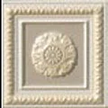 Декоративный элемент Vallelunga P17100 Lirica P17100LIRICA Tortora Tozzetto Cornice 10x10 глянцевый