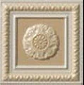 Декоративный элемент Vallelunga P17101 Lirica P17101LIRICA Visone Tozzetto Cornice 10x10 глянцевый