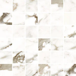 Мозаика Vallelunga Luce Grey Lusso Mos (5X5) 6001275 30x30 глянцевая