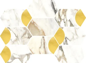 Мозаика Vallelunga Luce Oro Lusso Esag Oro 6001279 26x35 глянцевая