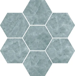Мозаика Vallelunga Sobe Mosaico Esagona T7 Acqua Lux VSOME30L 28x30 глянцевая