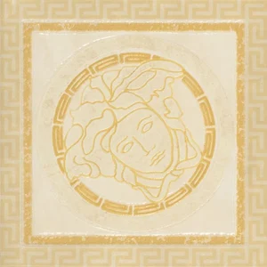 Вставка Versace Vanitas Angolo Foglia Beige 36310 15x15 матовая