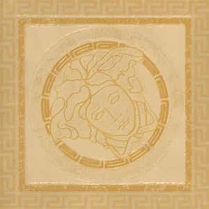 Вставка Versace Vanitas Angolo Foglia Oro 36311 15x15 матовая