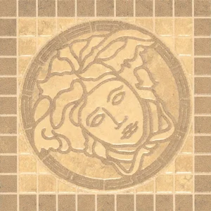Вставка Versace Vanitas Angolo Medusa Oro Noce 36251 15x15 матовая