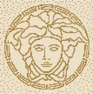 Панно Versace Vanitas Comp. 9 Pz Gold Beige 37210 118,4x118,4 матовое