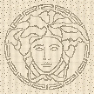 Панно Versace Vanitas Comp. 9 Pz Silver Beige 37200 118,4x118,4 матовое