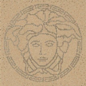 Панно Versace Vanitas Comp. 9 Pz Silver Oro Noce 37201 118,4x118,4 матовое