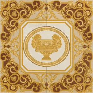 Панно Versace Vanitas Composizione Classica Beige 37382 78,9x78,9 матовое
