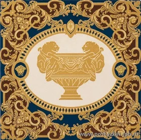 Панно Versace Vanitas Composizione Classica Blu 37381 78,9x78,9 матовое