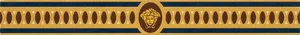 Бордюр Versace Vanitas Fascia Classica Blu 37351 4,7x39,4 матовый
