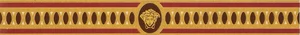 Бордюр Versace Vanitas Fascia Classica Rosso 37350 4,7x39,4 матовый