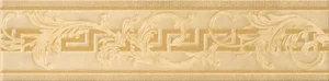 Бордюр Versace Vanitas Fascia Foglia Oro 36301 15x60 матовый