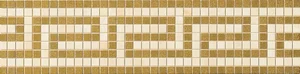Бордюр Versace Vanitas Fascia Greca Beige Gold 37260 9,8x39,4 матовый