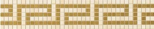 Бордюр Versace Vanitas Fascia Greca Beige Gold 37262 7,6x39,4 матовый