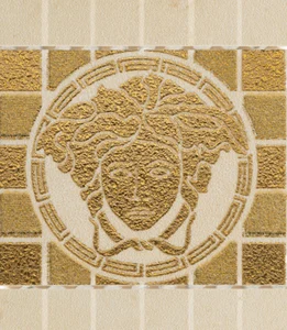 Вставка Versace Vanitas Firma Medus. Gold Beige 37510 6,5x7,6 матовая