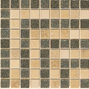 Вставка Versace Vanitas Girospecchio Greca Oro Noce Silver 37271 9,8x9,8 матовая