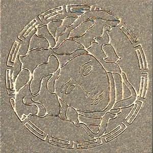 Вставка Versace Vanitas Girospecchio Medusa Silver 37266 7,6x7,6 матовая