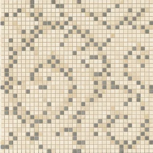 Мозаика Versace Vanitas Mosaici Foglia Silver Beige 37234 39,4x39,4 матовая