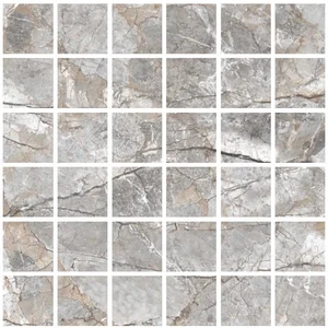 Мозаика Varmora Nirova Silver Mosaic 47x47 Rocker 29,7x29,7 структурированная