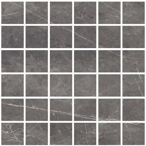 Мозаика Varmora Rebbal Nero Mosaic 47x47 Rocker 29,7x29,7 структурированная