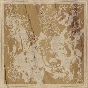 Декоративный элемент Brennero Venus Dec. Solitaire Rosone Pav. Gold Visone 60x60 лаппатированный