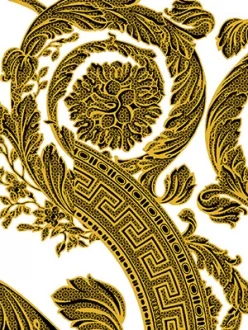 Alphabet Decori Bianco-Oro Mix 48930