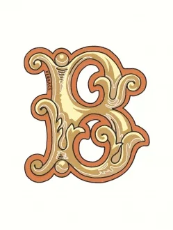 Alphabet Lettera Bianca B 48941