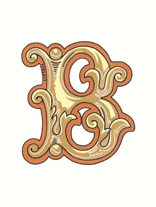 Декоративный элемент Versace Alphabet Lettera Bianca B 48941 14,5x19,4 глянцевый