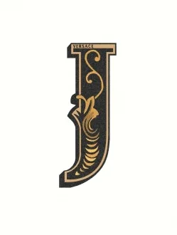 Alphabet Lettera Bianca J 48949