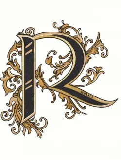 Alphabet Lettera Bianca R 48957