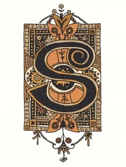 Alphabet Lettera Bianca S 48958