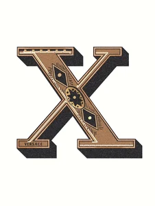 Декоративный элемент Versace Alphabet Lettera Bianca X 48963 14,5x19,4 глянцевый