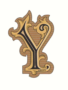 Декоративный элемент Versace Alphabet Lettera Bianca Y 48964 14,5x19,4 глянцевый