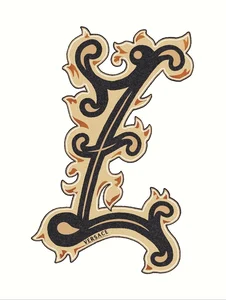 Декоративный элемент Versace Alphabet Lettera Bianca Z 48965 14,5x19,4 глянцевый