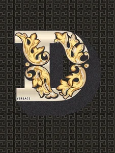 Декоративный элемент Versace Alphabet Lettera Nera D 48973 14,5x19,4 глянцевый