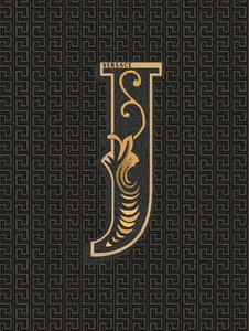 Декоративный элемент Versace Alphabet Lettera Nera J 48979 14,5x19,4 глянцевый