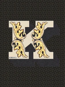 Декоративный элемент Versace Alphabet Lettera Nera K 48980 14,5x19,4 глянцевый