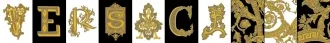 Alphabet Versace Bianca-Nera-Oro 48904