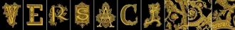 Alphabet Versace Nera 48902