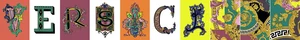 Декоративный элемент Versace Alphabet Versace Colorata 48900 14,5x19,4 глянцевый