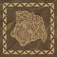 Вставка Versace Emote Tozzetto Sabbiato Pulpis Marrone 262723 10x10 матовая