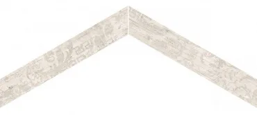 Вставка Versace Eterno Inserto Decoro Chevron 2 pz White 263242 7,6x45 натуральная