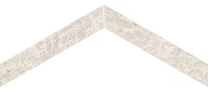 Вставка Versace Eterno Inserto Decoro Chevron 2 pz White 263242 7,6x45 натуральная