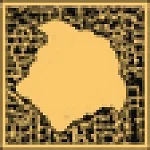 Вставка Versace Eterno Tozetto Medusa Oro Carbon 263110 2,7x2,7 лаппатированная